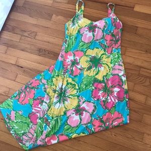 Lilly Pulitzer flower print  maxi dress